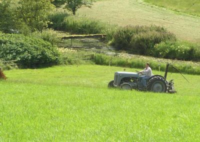 Traditional Baling with Classic Tactor | Pot Haw Farm