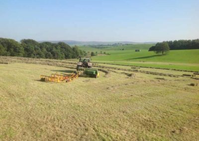 Baling Square Bales | Pot Haw Farm